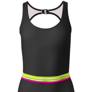 Neon Banded One Piece Swimsuit